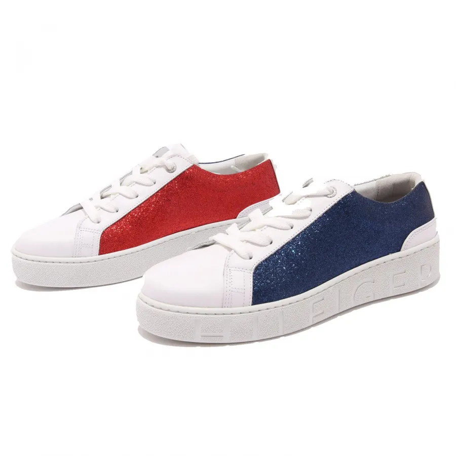 4461AC sneakers donna TOMMY HILFIGER GLITTER MULTICOLOR shoes women