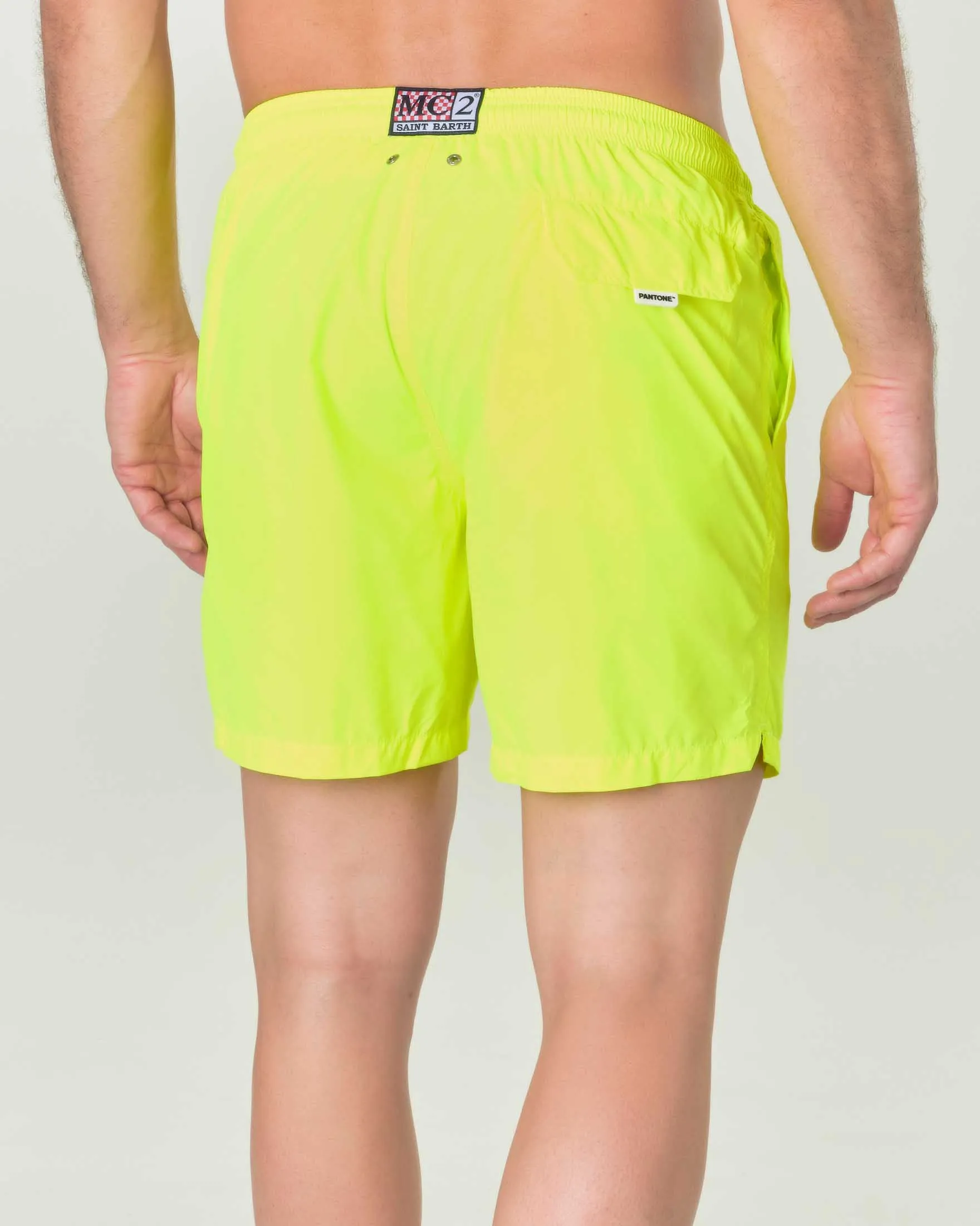 Boxer mare Pantone giallo fluo tinta unita