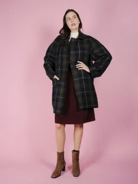 Cappotto doppiopetto in lana scozzese