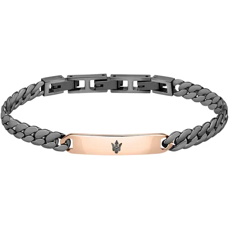 MASERATI Bracciale a catena Maserati Jewels in acciaio 